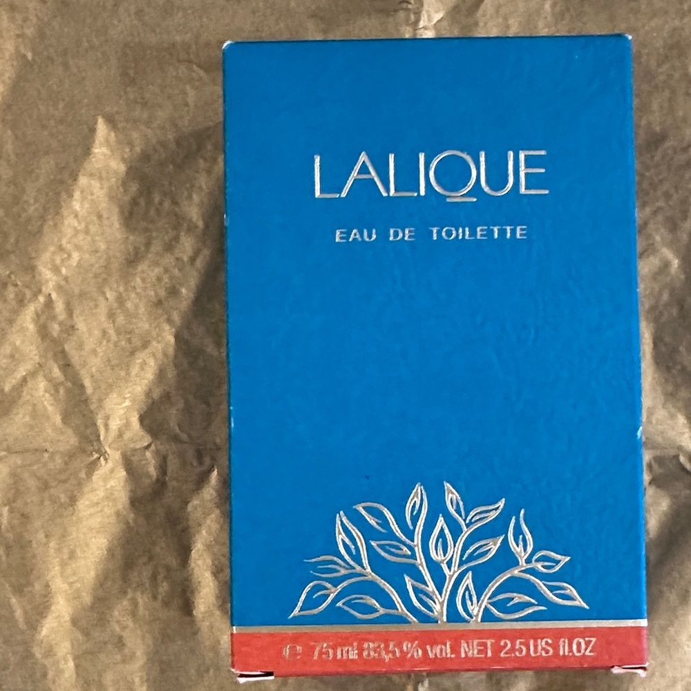 Lalique Eau de Toilette – Ref A13100 – Unopened Box – 75 ml – Vintage 1990s